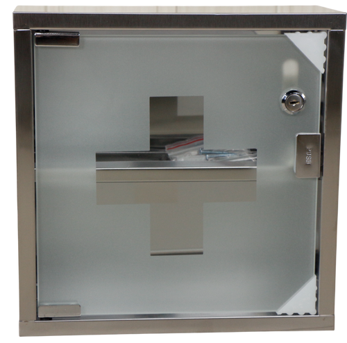 Heavy-Duty Wall-Mounted Metal First Aid Cabinet