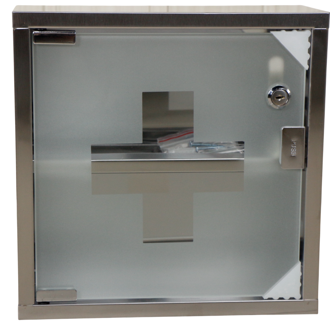 Heavy-Duty Wall-Mounted Metal First Aid Cabinet