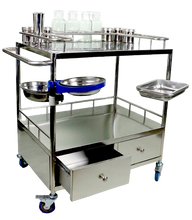 Stainless Steel Dressing Crash Cart