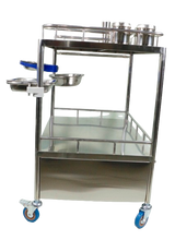 Stainless Steel Dressing Crash Cart