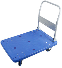 Heavy-Duty Folding Plastic Platform Push Cart (400 kg Capacity)