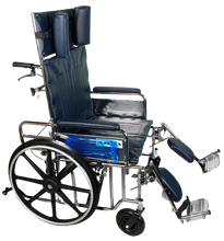 RW2411P 24" Deluxe Obese Reclining Wheelchair