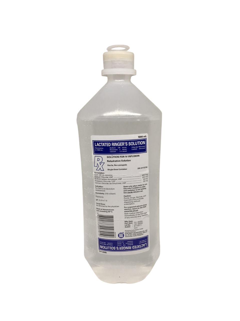 Lactated Ringer's Solution 1L