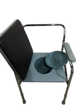 VH607-2 Folding Commode Chair with Upholstery Cover