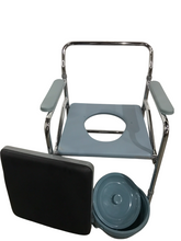 VH607-2 Folding Commode Chair with Upholstery Cover