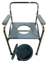 VH607-2 Folding Commode Chair with Upholstery Cover