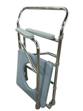 VH607-2 Folding Commode Chair with Upholstery Cover