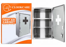 Rectangular Heavy-Duty Wall-Mounted Metal First Aid Cabinet