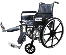 WCDE1811P 18" Deluxe Wheelchair