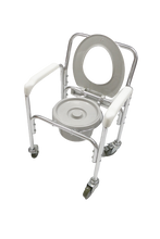 NE0901 Aluminum Commode Chair With Wheels