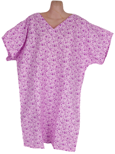 Patient Gown Purple