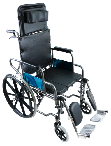 GCV608 RECLINING COMMODE WHEELCHAIR