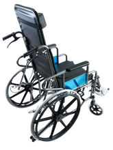 GCV608 RECLINING COMMODE WHEELCHAIR