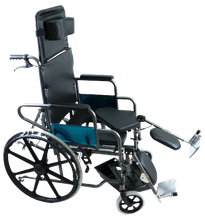 GCV608 RECLINING COMMODE WHEELCHAIR